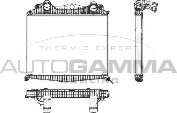 Autogamma 404448 - Intercooler autozon.pro