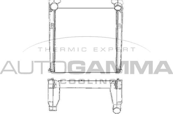 Autogamma 404466 - Intercooler autozon.pro