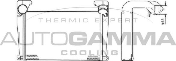 Autogamma 404462 - Intercooler autozon.pro