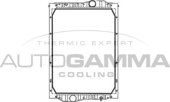 Autogamma 405072 - Radiatore, Raffreddamento motore autozon.pro