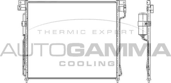 Autogamma 104914 - Condensatore, Climatizzatore autozon.pro