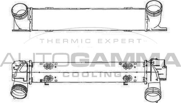 Autogamma 104938 - Intercooler autozon.pro