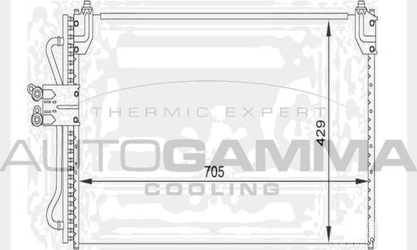 Autogamma 104479 - Condensatore, Climatizzatore autozon.pro