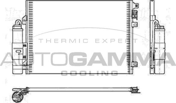 Autogamma 104582 - Condensatore, Climatizzatore autozon.pro