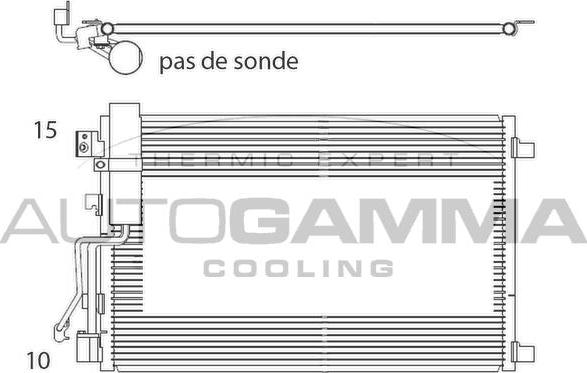 Autogamma 104579 - Condensatore, Climatizzatore autozon.pro