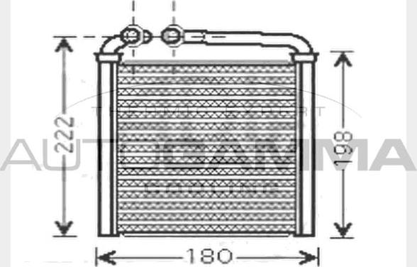 Autogamma 104609 - Scambiatore calore, Riscaldamento abitacolo autozon.pro