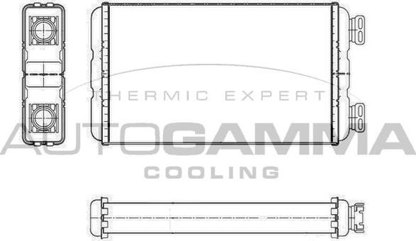 Autogamma 104616 - Scambiatore calore, Riscaldamento abitacolo autozon.pro