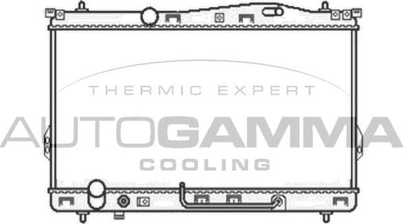 Autogamma 104068 - Radiatore, Raffreddamento motore autozon.pro