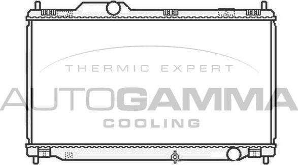 Autogamma 104849 - Radiatore, Raffreddamento motore autozon.pro