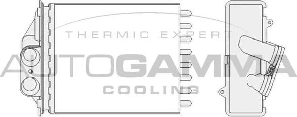 Autogamma 104804 - Scambiatore calore, Riscaldamento abitacolo autozon.pro