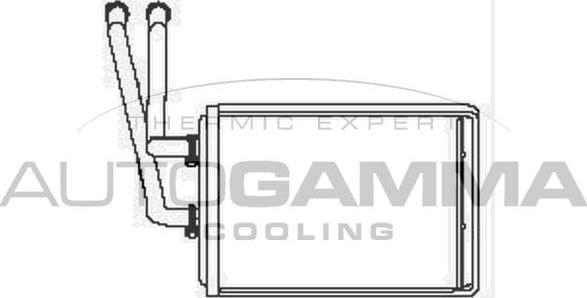 Autogamma 104805 - Scambiatore calore, Riscaldamento abitacolo autozon.pro