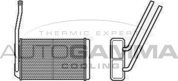 Autogamma 104815 - Scambiatore calore, Riscaldamento abitacolo autozon.pro