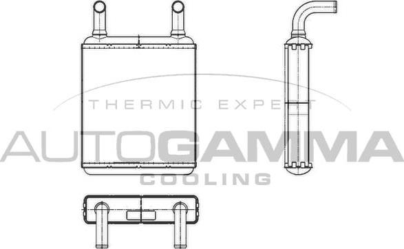 Autogamma 104817 - Scambiatore calore, Riscaldamento abitacolo autozon.pro