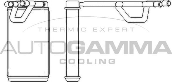 Autogamma 104822 - Scambiatore calore, Riscaldamento abitacolo autozon.pro