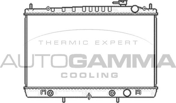 Autogamma 104296 - Radiatore, Raffreddamento motore autozon.pro