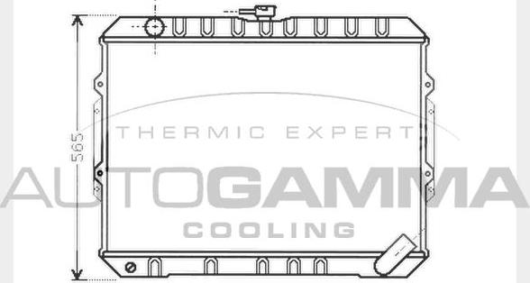 Autogamma 104292 - Radiatore, Raffreddamento motore autozon.pro