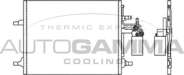 Autogamma 105958 - Condensatore, Climatizzatore autozon.pro