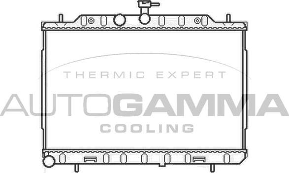Autogamma 105442 - Radiatore, Raffreddamento motore autozon.pro