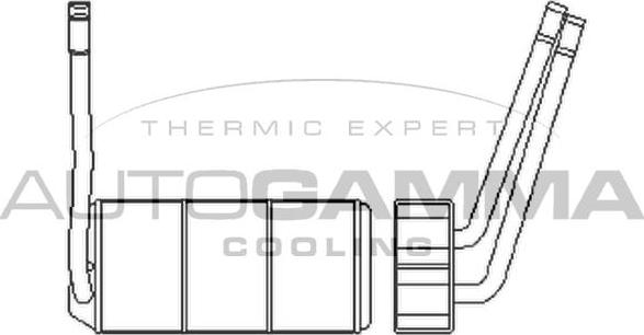 Autogamma 105419 - Scambiatore calore, Riscaldamento abitacolo autozon.pro