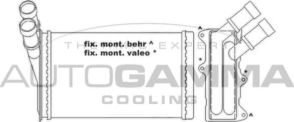 Autogamma 105427 - Scambiatore calore, Riscaldamento abitacolo autozon.pro