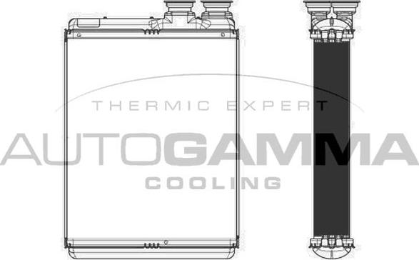 Autogamma 105515 - Scambiatore calore, Riscaldamento abitacolo autozon.pro