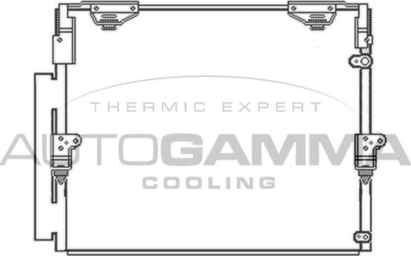 Autogamma 105511 - Condensatore, Climatizzatore autozon.pro