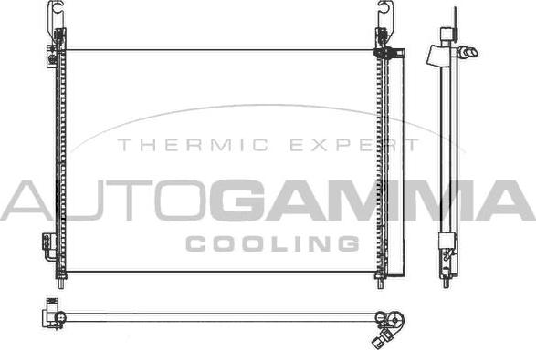 Autogamma 105689 - Condensatore, Climatizzatore autozon.pro