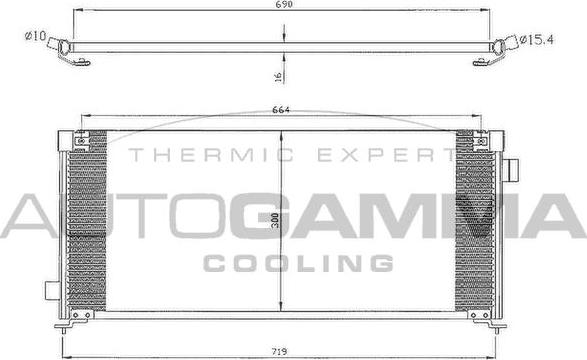 Autogamma 105026 - Condensatore, Climatizzatore autozon.pro