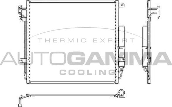 Autogamma 105196 - Condensatore, Climatizzatore autozon.pro