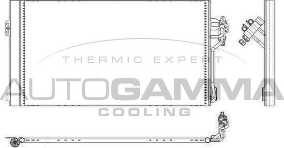 Autogamma 105864 - Condensatore, Climatizzatore autozon.pro