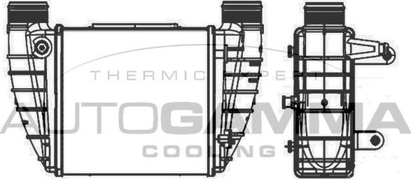 Autogamma 105886 - Intercooler autozon.pro