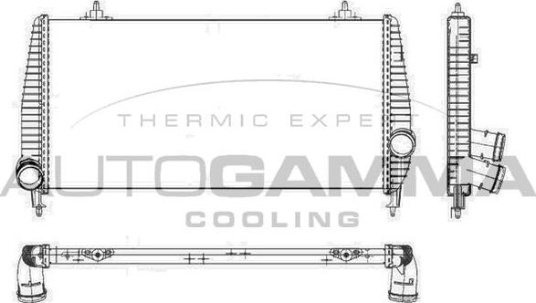 Autogamma 105822 - Intercooler autozon.pro