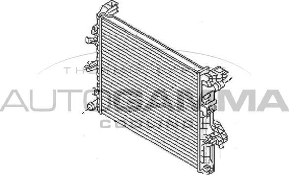 Autogamma 105879 - Radiatore, Raffreddamento motore autozon.pro