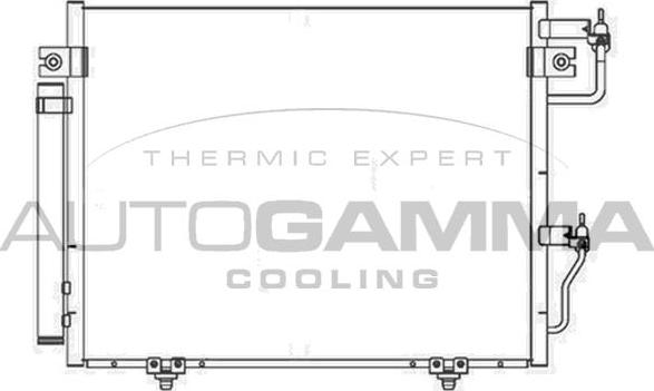 Autogamma 105343 - Condensatore, Climatizzatore autozon.pro