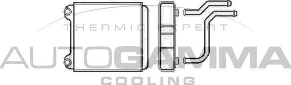 Autogamma 105268 - Scambiatore calore, Riscaldamento abitacolo autozon.pro