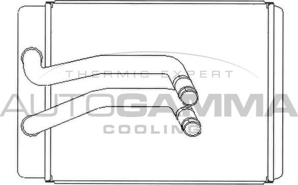 Autogamma 105231 - Scambiatore calore, Riscaldamento abitacolo autozon.pro