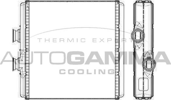 Autogamma 105233 - Scambiatore calore, Riscaldamento abitacolo autozon.pro