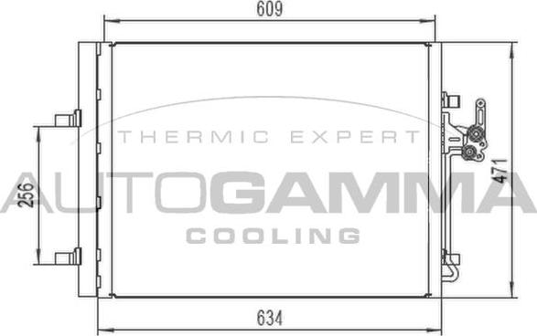 Autogamma 105223 - Condensatore, Climatizzatore autozon.pro