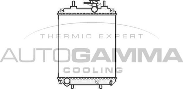Autogamma 105790 - Radiatore, Raffreddamento motore autozon.pro