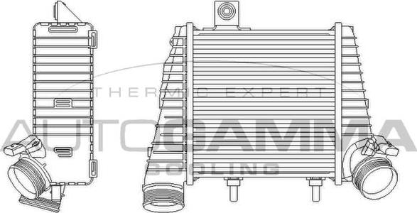 Autogamma 105742 - Intercooler autozon.pro