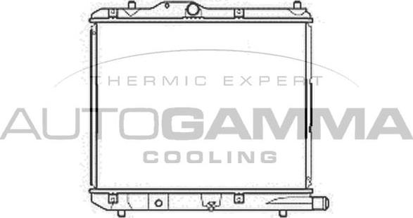 Autogamma 105761 - Radiatore, Raffreddamento motore autozon.pro
