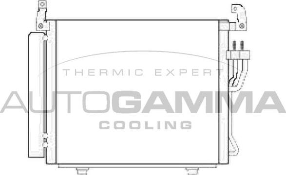 Autogamma 105732 - Condensatore, Climatizzatore autozon.pro