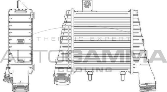 Autogamma 105721 - Intercooler autozon.pro