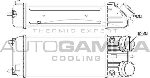 Autogamma 105775 - Intercooler autozon.pro