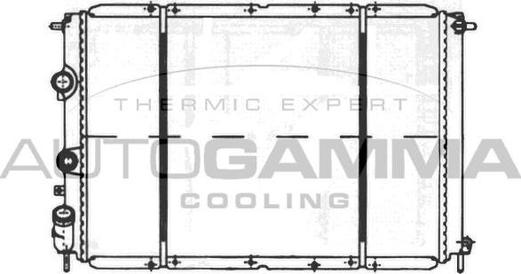 Autogamma 100905 - Radiatore, Raffreddamento motore autozon.pro