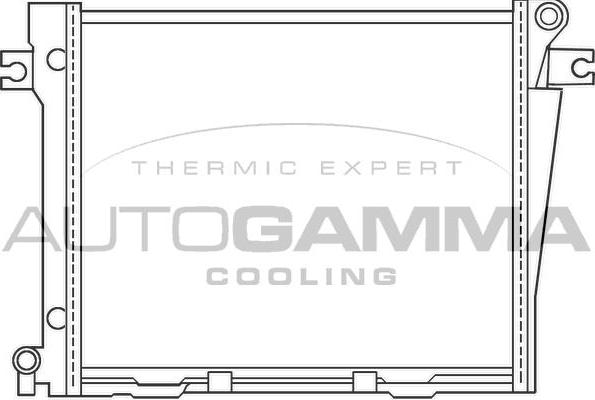 Autogamma 100104 - Radiatore, Raffreddamento motore autozon.pro