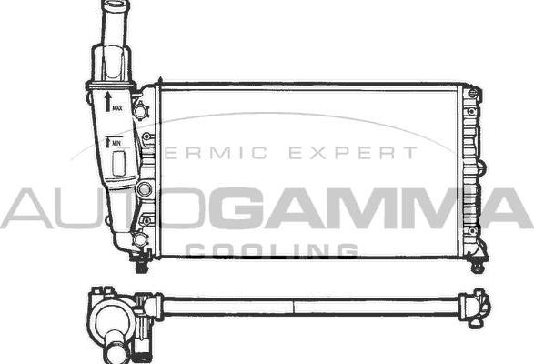 Autogamma 100292 - Radiatore, Raffreddamento motore autozon.pro