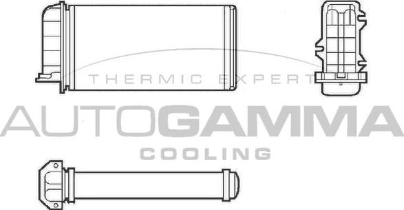 Autogamma 101970 - Scambiatore calore, Riscaldamento abitacolo autozon.pro