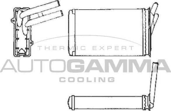 Autogamma 101972 - Scambiatore calore, Riscaldamento abitacolo autozon.pro