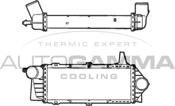 Autogamma 101505 - Intercooler autozon.pro